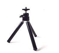 Pocket Mini Tripod 6.6-18.4 cm, 360° Ball Head, 1/4″ Screw Desk Stand for Mini Projector, Mirrorless Camera, Webcam, LED Light, GoPro
