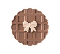 Pocket Mirror - Small Round Waffle Pattern Travel Makeup Mirror Compact Portable Tool Clear Thinking Accessory | Personal Grooming Companion to Check Appearance