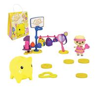 Pocket Money Piggies - Sports - cute colourful piggy bank filled with fun pocket sized surprises - Store coins or playthings - great gift for kids