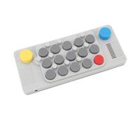 Pocket Music Keyboard, Small Electric Music Keyboard with 3.5mm Headphone Jack, Rechargeable Portable Electric Keyboard with Keyboard Stickers, for Piano Guitar