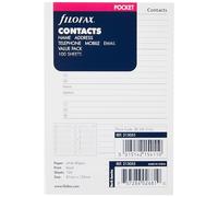 Pocket Name / Address / Numbers value pack