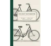 Pocket Notebook College Ruled "Bicycle Race": Vintage Science Notebook | Women's and Men's Retro Bike and Cycling Lithograph Illustration | Small ... On The Go | 80 Pages, 4x6 in (10.2x15.2 cm)