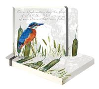 Pocket Notebook Vibrant Kingfisher Bird Themed Tuppence A Bag Notepad TABNB05