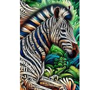Pocket Notebook Zebra: 4x6 inches 120 white lined pages