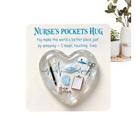Pocket Nurse Card | 2D Acrylic Encouragement Keepsake,Inspirational Souvenir Cards - for Nursing Students Hospital Staff Caregivers Graduation Birthday Holiday Thanksgiving Christmas