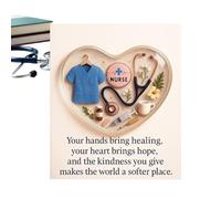 Pocket Nurse Hug,2D Acrylic Encouragement Keepsake | Portable Inspirational Card - for Nursing Students Healthcare Persons Graduation Birthday Holiday Retirement Exam Success Thanksgiving