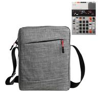 Pocket Operator Bag - Splashproof Crossbody Pouch Case for Teenage Engineering K.O. II Sampler EP-133 K.O II Sampler, Synthesizer and Drum Machine with Adjustable Strap (grey)
