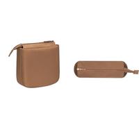 Pocket Organizer for Hermes Evelyne 16 29 Handbags, Interior Pocket Shaper, Travel Storage(Brown with Zipper,for Evelyne 16)