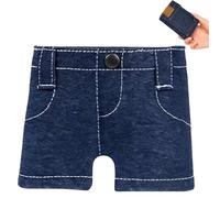 Pocket Pants Mini Jeans Wallet, Slim Compact Bifold Pocket Purse, Portable Retro P-Ants Style W-allet with Card Slots, for Cards Keys or Cash (1Pcs)