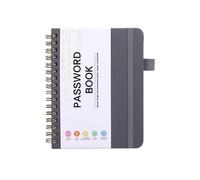 Pocket Password Keeper - A6, Portable Record Book, Address Organizer Notebook | Safe Alphabetical Log For Website Emails Usernames, Compact Password Journal, Home Office Travel Use