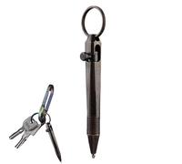 Pocket Pen - Brass Compact Ballpoint Pen, Small Travel Pen with Pocket for Short Paragraphs | Portable Fine Pen for Signature, Small & Short Pens, Bil Type Pen