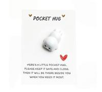 Pocket Penguin Pocket Hug Gift,Cute Mini Penguin Keepsake with Message Card,Mini Cute Penguin Gifts Encourage Keepsake Ornament,Mini Cute Pocket Penguin Hug Decoration,Penguin Pocket Hugs Friend(Seal)