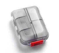 Pocket Pharmacy Travel Pill Case with Optional Medicine Stickers Labels Box Pill Organizer(Style 1PC)