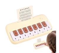 Pocket Piano for Kids, 15-Key Portable Music Instrument with Educational Features, Nurture Musicianship, Fun Travel Keyboard Toy for Beginners Ages 3-6, Boys and Girls, 15.5x3x8cm
