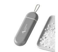 Pocket Pill Case Keychain - Portable Medicine Bottle With Lanyard, 3 Compartments Keychain Pill Box | Small Pill Box Waterproof And Moisture Resistant For Lives