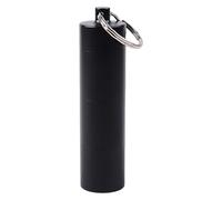 Pocket Pills Case Holder Waterproofs Aluminum Alloys Pills Box Keychains 3 Grids Portable Seal Storage Bottles