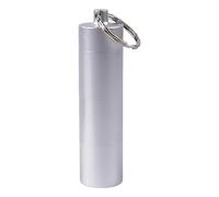 Pocket Pills Case Holder Waterproofs Aluminum Alloys Pills Box Keychains 3 Grids Portable Seal Storage Bottles