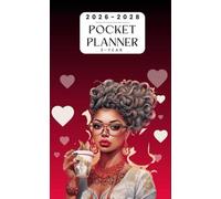 Pocket Planner 2026-2028 For Black Queen: Small 3-Year African American Black Woman Weekly Monthly Organizer | 36 Months from January 2026 to December 2028