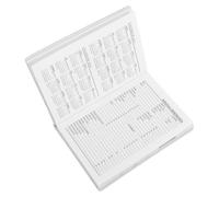 Pocket Planner A7 Hardcover Black for Work and Study