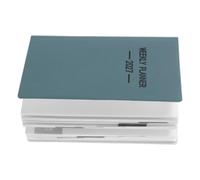 Pocket Planner A7 Size Weekly Monthly Views Thick Paper Green PU Cover | No Ink Bleed Paper, Lay-flat Writing Comfort, for Commuters and Students On-the- Scheduling