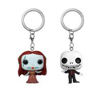 Pocket POP! Disney - The Nightmare Before Christmas Formal Sally & Jack Skellington Keychain 2-Pack