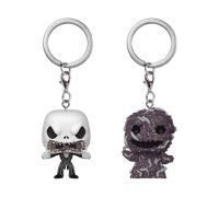 Pocket POP! Disney - The Nightmare Before Christmas: Jack Skellington & Oogie Boogie Keychain 2-Pack