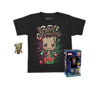 Pocket POP! & Tee: Marvel - Groot with Lights & Ornaments Children's T-Shirt set