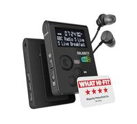 MAJORITY Petersfield Go Pocket Portable Radio | FM & DAB Radio | USB Charging | Headphones Included | Lockable Buttons