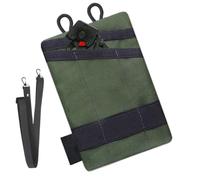 Pocket Pouch for Men Zipper Money Pouch with Shoulder Strap | Coin Purse for Card, Coin, Key, Pen, Flashlight, Small Tool Men Army green