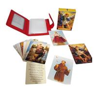 Pocket Prayer Card Organizer Leather Portable Holy Storage Organizer | Card Holder Bag for OrganizationWomen Home House Church School Indoor Outdoor Funerals Worship Storage