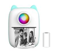 Pocket Printer - Instruction Manual, Usb Rechargeable Device | Compatible With Phone Tablet, Temperature Sensitive Wireless Small Printer For Study Notes Memos Shopping Lists