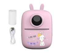 Pocket Printer, Mini Inkless Printer, 1000mAh Mini Thermal Printers For Labels, Labelling, Includes 1 Paper Roll, Compact Wireless Printer For