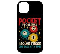 Pocket Problems I Solve Those, Billiard Pool Player Case for iPhone 14 Plus
