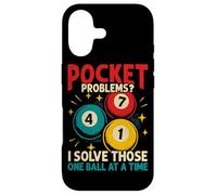 Pocket Problems I Solve Those, Billiard Pool Player Case for iPhone 17