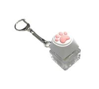 Pocket Puss Paw Chooser Keychain Permanent Polystyrene Ease Button with Comforting Sound for Adults Travel Deck Mechanical Keyboards Switches Testing Tool Customized Lovers Unique Design Cartton Shape