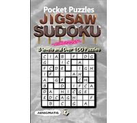 Pocket Puzzles Jigsaw Sudoku with Letters: 3 Levels: Easy, Medium and Hard