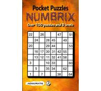 Pocket Puzzles Numbrix: 3 Levels: Easy, Medium and Hard