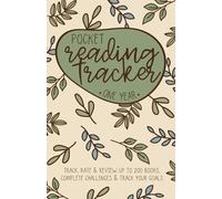 Pocket Reading Tracker: Track, rate & review up to 200 books, complete challenges & track your goals