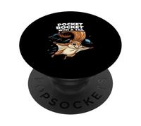 Pocket Rocket With A Tail Sugar Glider Lover PopSockets Adhesive PopGrip
