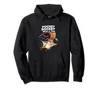 Pocket Rocket With A Tail Sugar Glider Lover Pullover Hoodie