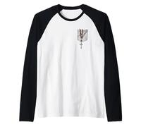 Pocket Rosary Pray The Rosary Catholic Raglan Baseball Tee