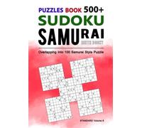 Pocket Samurai Sudoku Puzzles Book: Compact & Travel-Friendly Puzzle Book 500 Samurai Sudoku Puzzles Overlapping Into 100 Samurai Style (Standard Samurai) Volume 8