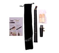 Pocket Sax, 8-Hole C Key Saxophone, Portable Woodwind Instrument, Practice Tool for Musicians and Beginners, Includes Reeds Carrying Bag, 1.38 x 14.57 Inches