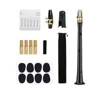 Pocket Saxophone Kit | 15 Inch Portable Saxophone Set | Pocket Saxophone With 4 Reeds And 8 Tooth Pad | Musical Instrument Accessories For Playing And Practicing The Saxophone