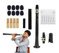 Pocket Saxophone Kit, 15 Inch Saxophone Set, Portable Sax Alto Saxophone With 4 Reeds, 8 Tooth Pad, Fingering Charts, Carrying Bag Woodwind Instrument For Beginners & Amateurs