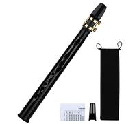 Pocket Saxophone Kit Mini Sax Portable Woodwind Instrument with Lid, Mouthpiece, Carrying Bag, Fingering Charts