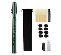Pocket Saxophone Mini Sax Woodwind Instrument for Instrument Players Adult green 30x3.2cm