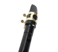 Pocket Saxophone, Mini Woodwind Instrument C Key Sax Kit, Sax for Beginners Breath Practice Portable Saxophone with Alto Mouthpiece