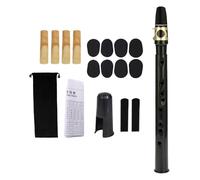 Pocket Saxophone Practice Tool Portable Saxophone for Amateurs Kids Beginner black