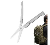Pocket Scissors - Stainless Steel Compact Foldable Scissors - Ergonomic Scissors for Office Handmade Garden Camping School Art Students